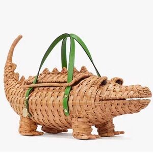 Kate Spade 3D SWAMPED Wicker Alligator Bag